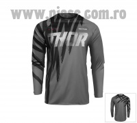 Tricou (bluza) cross-enduro Thor model Sector Tear Jersey culoare: gri – marime M